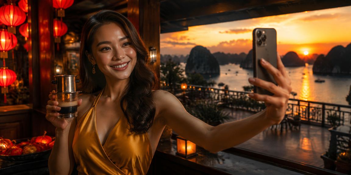 Người dùng Hội An xem thông tin khuyến mãi cá cược trên điện thoại