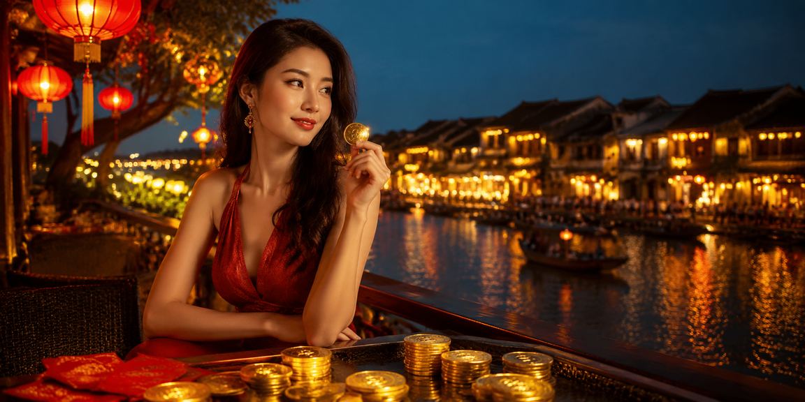 Người dùng tại Hội An xem hướng dẫn FAQ thể thao trên điện thoại