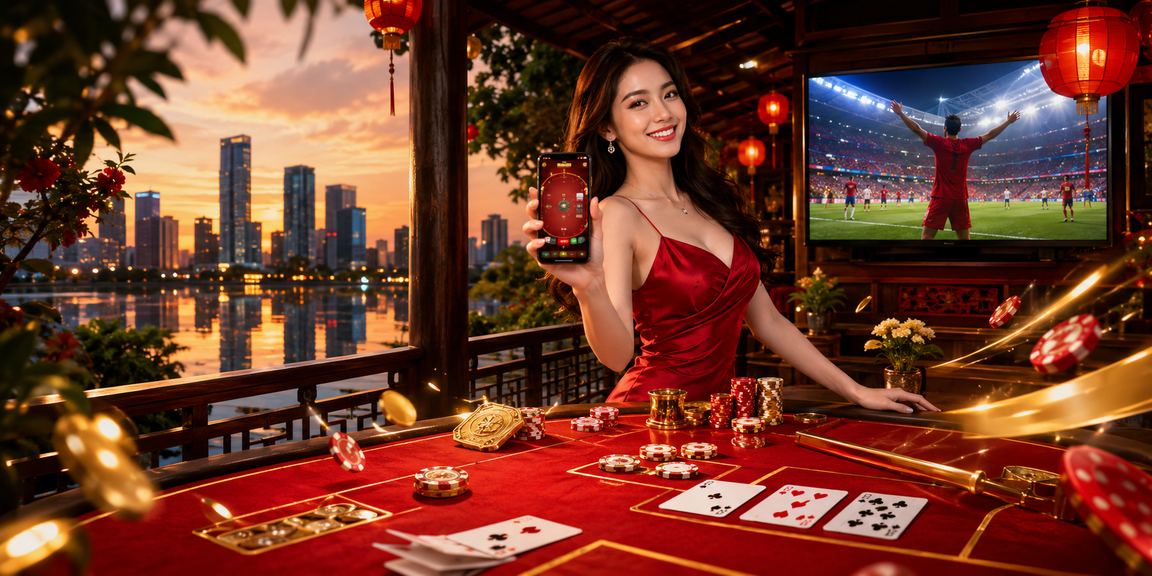Bối cảnh Ninh Bình minh họa trải nghiệm baccarat và trò chơi bàn